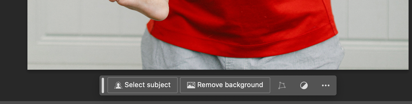 The Remove Background button